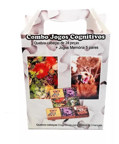 Kit Especial Jogos Cognitivos para idosos e Crianças - CogniBox 1