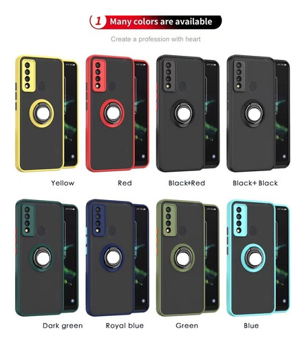 Funda Car Magnetic Attraction Case Para Zte V30 A52