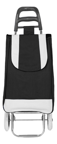Carrito Para Mandando Plegable Bolsa Multiusos Resistente Color Negro