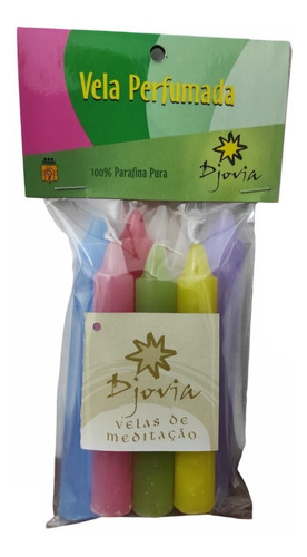 Vela Palito Perfumada Meditação 7 Raios - 49  Velinhas 