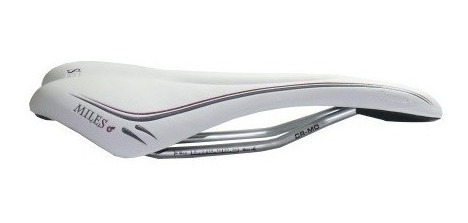 Imagem 2 de 6 de Selim Speed Bicicleta Velo Vazado Senso Vl1133 268g Branco