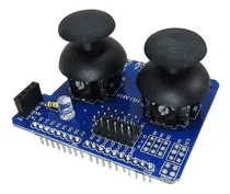 Comprar Shield Dual Joystick Arduino Uno Mega Robotica - Unoelectro