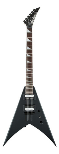 Guitarra elétrica Jackson JS Series King V JS32T de  choupo gloss black brilhante com diapasão de amaranto