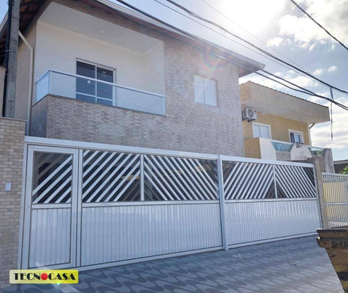 Excelente Casa Com 02 Dormitórios Para Venda Com 50 M² No Bairro Jardim Quietude Em Praia Grande/sp. - Ca4745