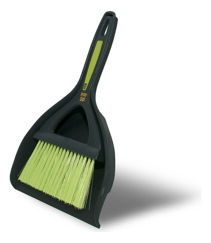 Juego De Mini Recogedor Y Cepillo Portátil Verde