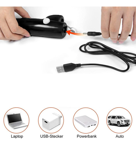 Portátil Ducha De Camping Con Recargable Batería, Cabezal
