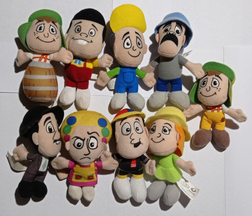 El Chavo 2011 Coleccion Mcdonalds Peluche  9 Personajes