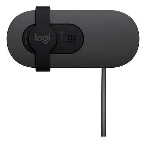 Webcam Logitech Brio 100 Full Hd Microfone Grafite