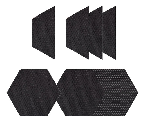 Hexagon Surfboard Traction Pads Waxless Superficie De Puntos