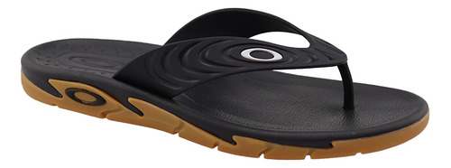 Chinelo Maculino Oakley Crowd Black Original Gum