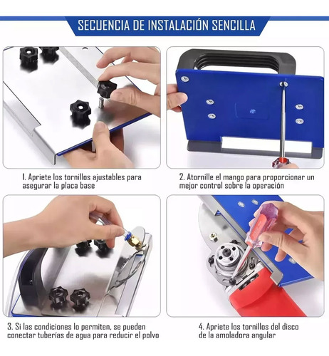 Soporte Amoladora Angular Soporte Corte Chaflán Azulejos 45°