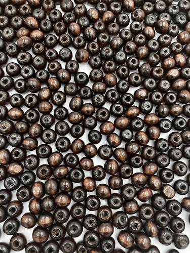 Contas/bola De Madeira 8mm 100 Gramas 530pçs Promoção