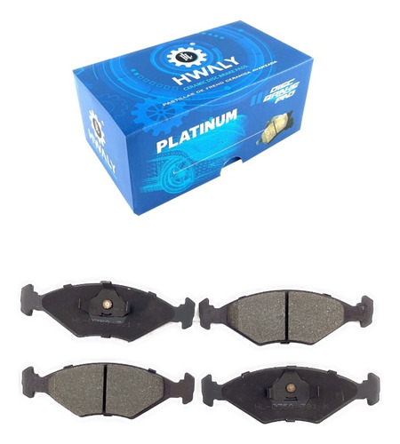 Pastillas De Freno Delantera Volkswagen Gol Gl 1.8 90/93