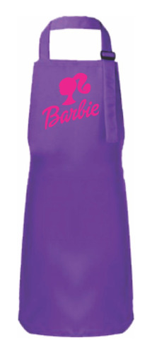 Delantal Estampado Barbie  Regalo Día Del Niño