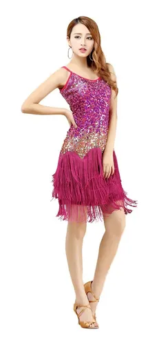 Vestidos De Baile Latino Sling Para Mujer Para Bailar Salsa