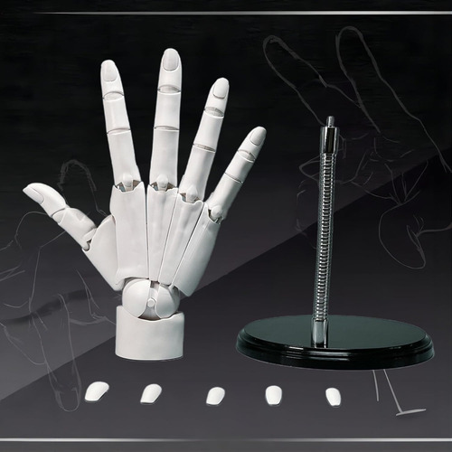 Modelo De Mano Para Dibujo Flexible Ajustable Multifunción