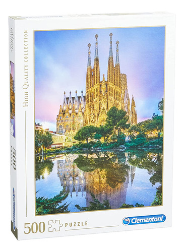 Clementoni 35062 35062 Puzzle-barcelona-500 Piezas, Multicol