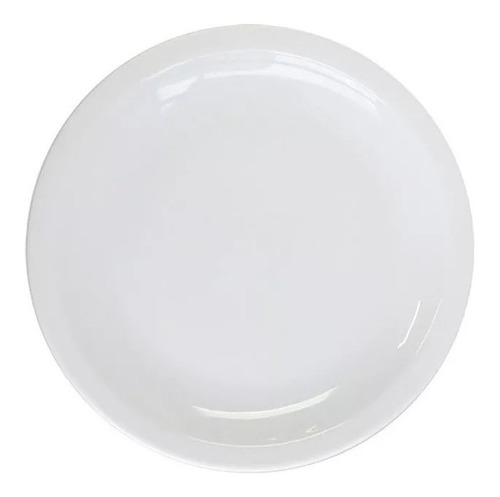 Plato Playo 24 Cm Gastronomico Porcelana Blanco 