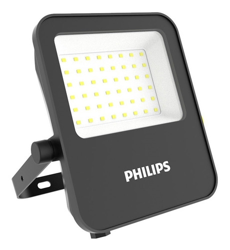 Proyector reflector LED de 10 W, 950 lm, Ip65, Bivolt, cálido, carcasa Philips, color negro, luz blanca cálida, 110 V/220 V