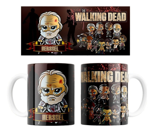 Taza The Walking Dead Personaje Hershel / Cerámica 330 Ml.