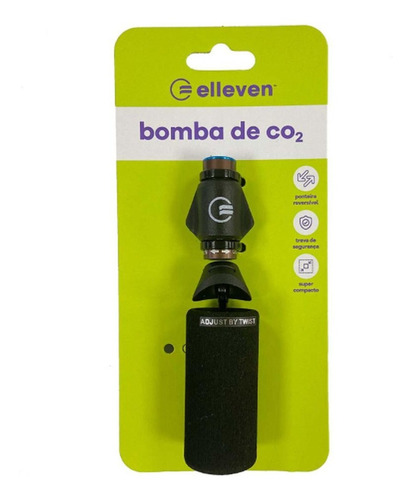 Imagem 1 de 3 de Bomba Aplicador Co2 Elleven Aluminio Bike Speed Mtb