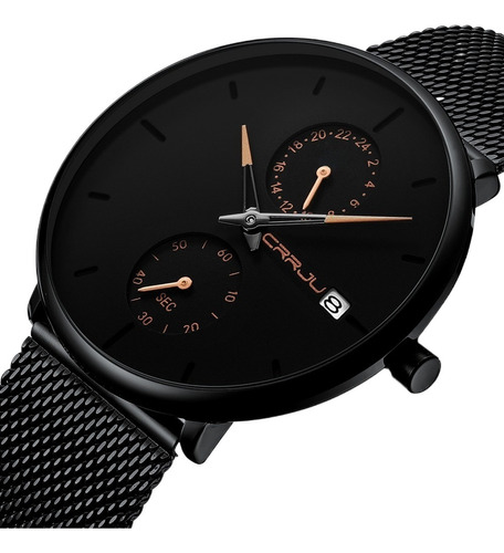 Reloj Cuarzo Crrju Fechador casual Para hombre de negocios