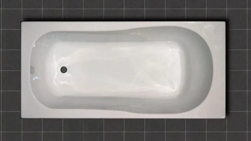 Imagen 2 de 3 de Bañera Acrilico Sanitario Aquaglass Aruba 150x70