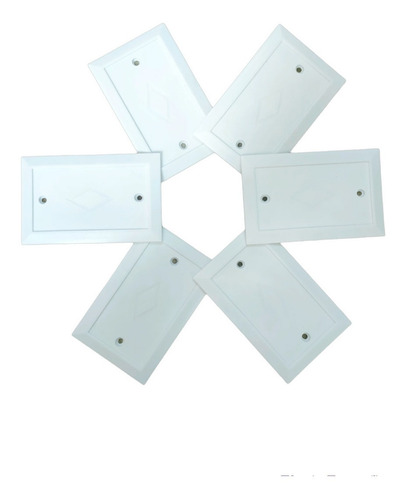 7 Tapa Ciega Rectangular Protector Interruptor Electrico