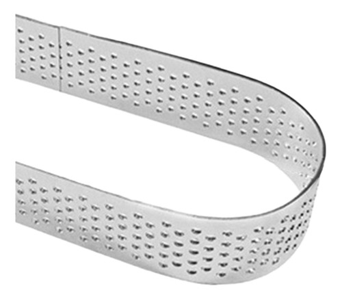 Anillos Para Mousse, Molde De Acero Ovalado De 13,5 Cm.