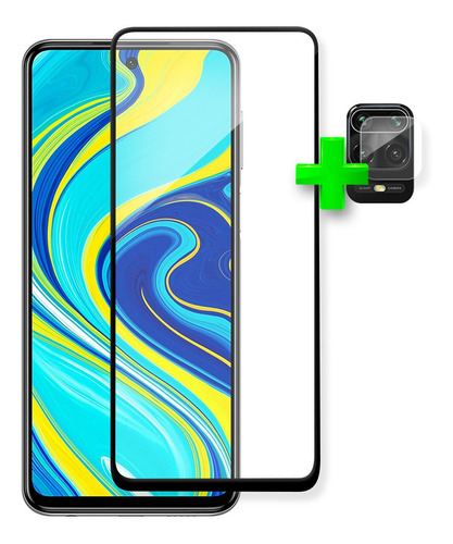 Vidrio Templado + Vidrio Camara Xiaomi Redmi Note 9 - Otec