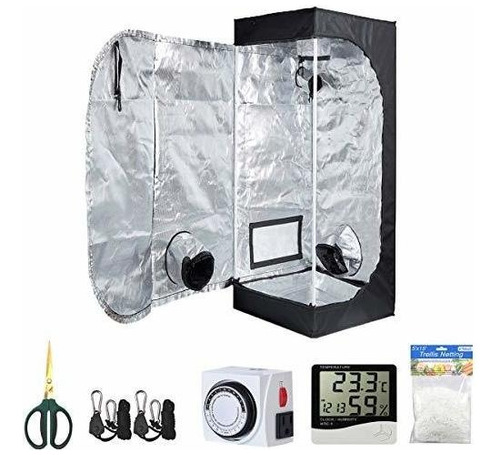 Topolite Grow Tent Kit 16 X16 X48  Indoor Plants Dark Ro