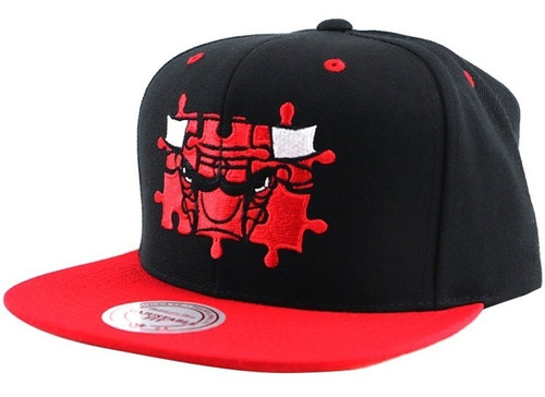  Mitchell & Ness Chicago Bulls  Puzzle Snapback 17350