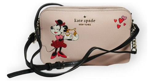 Cartera Kate Spade Minnie Mouse Crossbody Rosado
