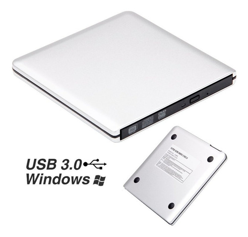 Roofull External Dvd Drive Usb 3.0 Slim Aluminum Portable Cd