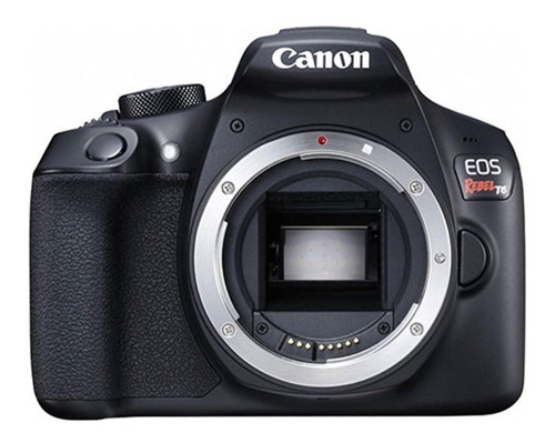  Canon EOS Rebel T6 DSLR cor  preto