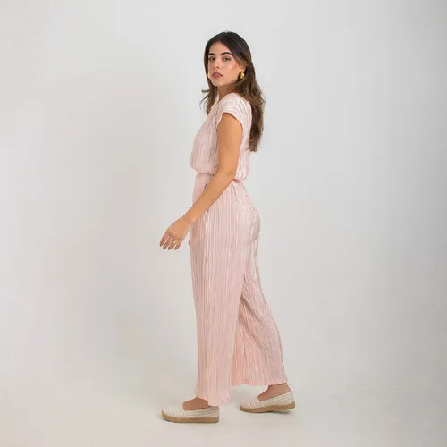 Conjunto Casual De Dos Piezas Tela Plisada