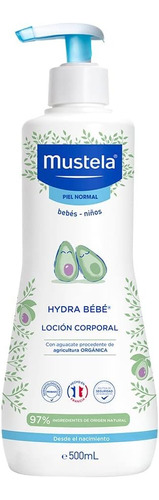 Crema Mustela Hydra Bébé Loción Corporal Piel Normal 500 ml