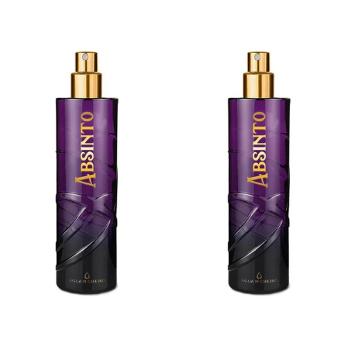 Kit Absinto Tradicional 2 Perfumes Feminino Shot 30ml Ideal Para Mulheres + Amostra 