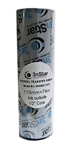 Imagen 2 de 10 de Encode Ribbon 3nstar 110x74 Cinta De Transferencia Térmica