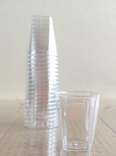 Pack 20 Mini Vasos Acrilico 50ml Para Shots / Postre