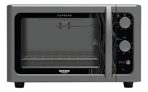Forno de Bancada Elétrico Titanium com Grill Dourador Dako Supreme 44 Litros