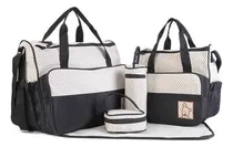 Comprar Kit Pañaleras Bolsos Maternales Modernos Para Bebes 5 Piezas