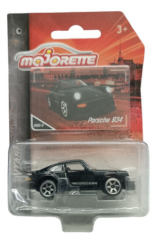 Majorette, Escala 1:64, Porsche 934, 7cms Largo, Metálico. 
