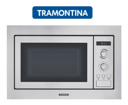 Forno Microondas De Embutir 25l Em Aço Inox Tramontina