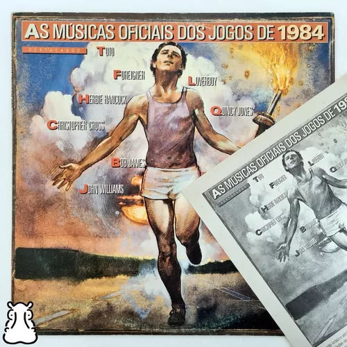 OLIMPIADAS DE 1984 LP As Músicas Oficiais dos Jogos de 1984