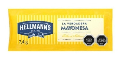Mayonesa Hellmans Sachet 7,4 Grs. Caja 528 Und