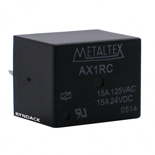 Kit 5 Reles Metaltex Ax1rc4 48v 15a 1 Contato Reversível