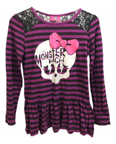Remera Niña Monster High.importada Canadá
