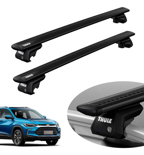 Rack Teto Thule Wingbar Evo Black Tracker 2021 22 23 24 25
