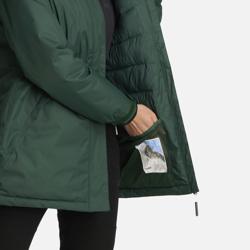 Chaqueta Mujer Gunther B-dry Hoody Verde Botella Lippi I25